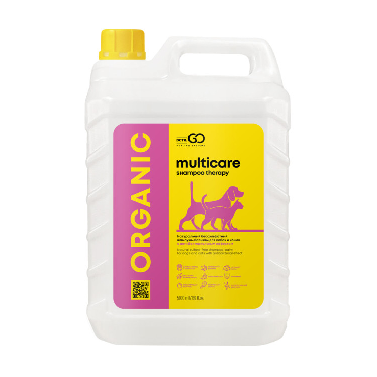 Dctr.Go Шампунь-бальзам для животных  Sнampoo Therapy "Мультиуход" 5000 мл в Туле